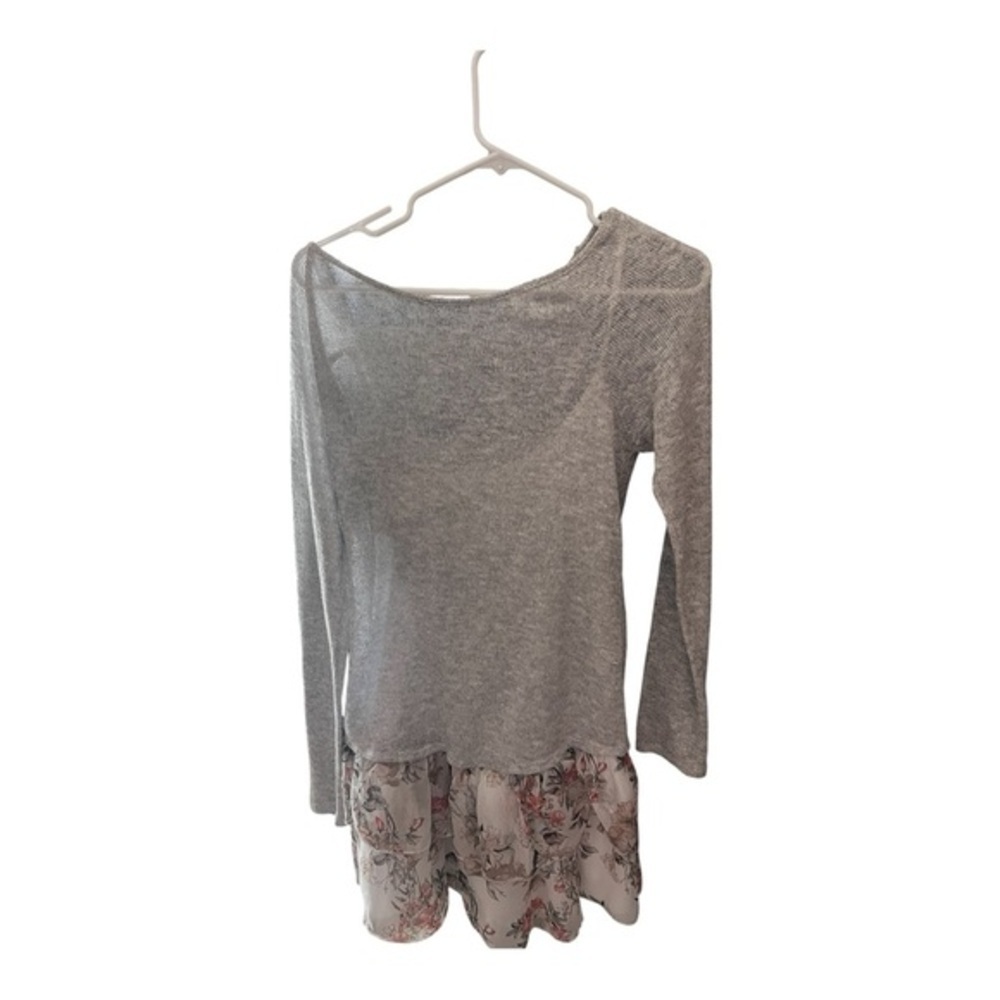 VENUS Silver Knit sweater dress